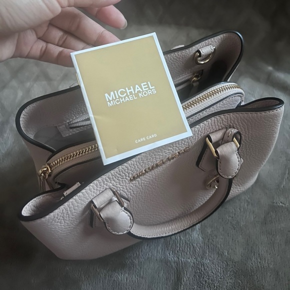 Michael Kors Camille Small Satchel (soft Pink) - Picture 10 of 12